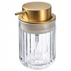 IKEA Silvtjarn 350 Ml Dekoratif Sıvı Sabunluk Cam Altın Rengi Şık
