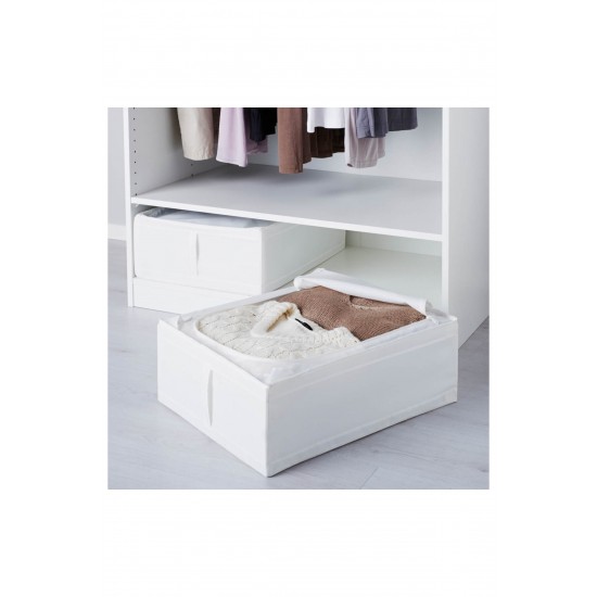 IKEA SKUBB Kutu Hurç 44x55x19 cm Beyaz
