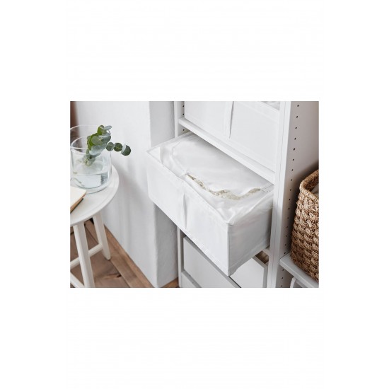 IKEA SKUBB Kutu Hurç 44x55x19 cm Beyaz