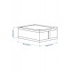 IKEA Skubb 43x53x19 cm Saklama Kutusu, Koyu Gri