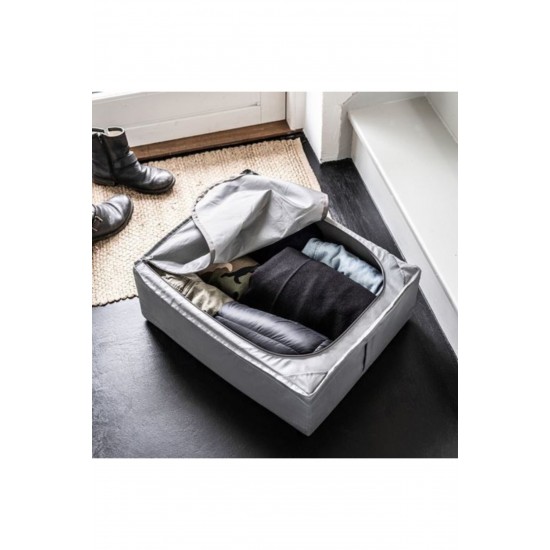 IKEA Skubb 43x53x19 cm Saklama Kutusu, Koyu Gri