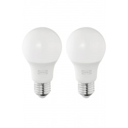 IKEA Solhetta Sıcak Beyaz 2700 Kelvin 470 lm LED Ampul E2 2li