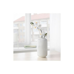 IKEA Stilren 22 Cm Vazo Dekoratif Çiçeklik Beyaz Stoneware