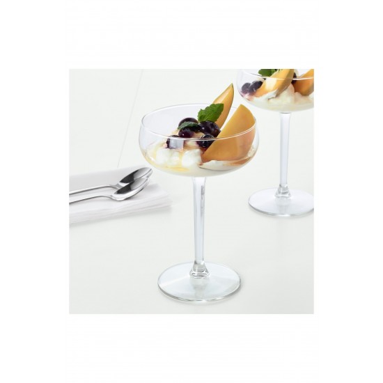 Storhet 2'li Şampanya Kadehi Tatlı Sunum Bardağı Saydam 300 Ml