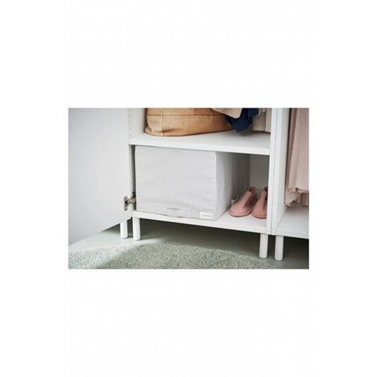 Ikea Stuk Dolap Içi Düzenleyici Kutu Beyaz-Gri 34x51x28 Cm