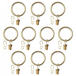 IKEA Syrlig Perde Halkası Seti, Pirinç Rengi, 38 Mm