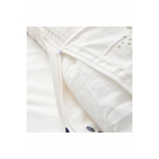 IKEA BARNDRÖM Tek Kişilik Çocuk Nevresim Takımı   Beyaz,desenli-150x200/50x60 Cm-çarşafsız