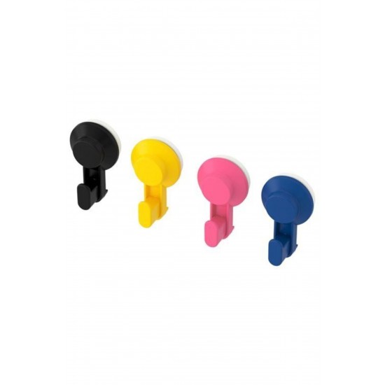 IKEA Tisken Duvar Askısı Vantuzlu Askı Renkli 4 Adet