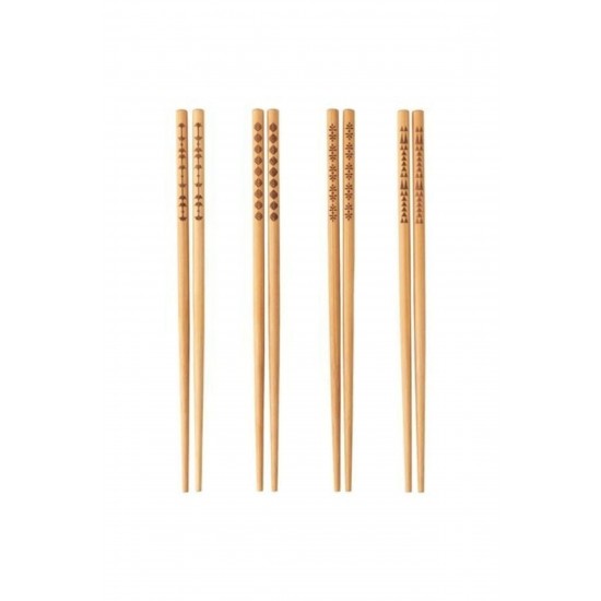 TREBENT Bambu Yemek Çubuğu Yıkanabilir