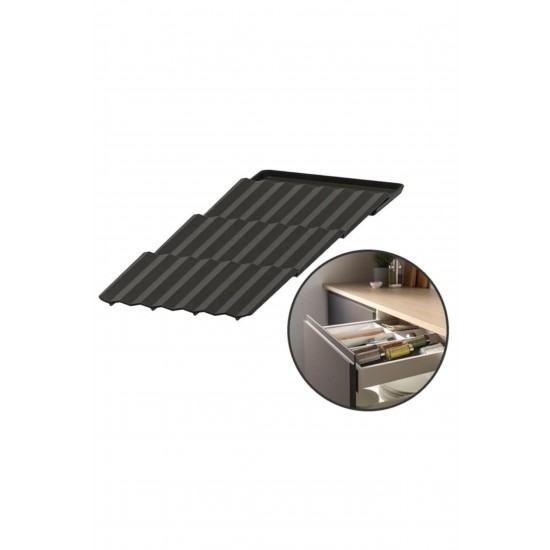 Uppdatera Çekmece Düzenleyici Baharatlık Antrasit 20x50cm