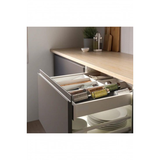 Uppdatera Çekmece Düzenleyici Baharatlık Antrasit 20x50cm