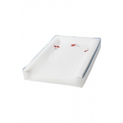 IKEA Vadra Bebek Alt Değiştirme Pedi Kılıfı, Beyaz-mavi