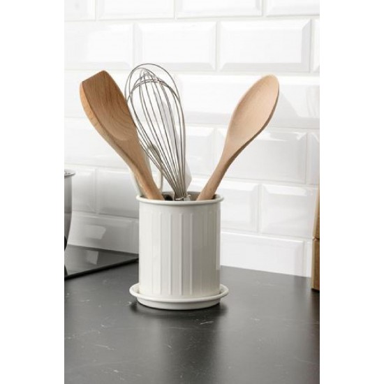 IKEA Valvardad Çatal Kaşıklık Mutfak Bıçaklık Bej Boyalı Palanmaz Çelik 13 Cm