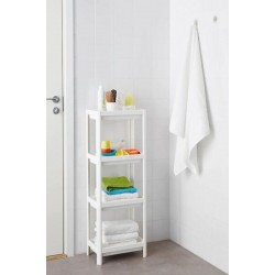 IKEA Vesken 3 Bölmeli Banyo Mutfak Raf Ünitesi 36x23x100 cm