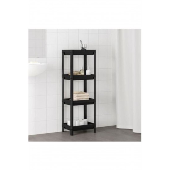 Vesken 3 Bölmeli Banyo Mutfak Raf Ünitesi  36x23x100 cm