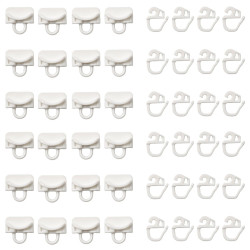 IKEA Vidga Tül, Perde Rulet Ve Kanca Seti, Beyaz, 24 Adet