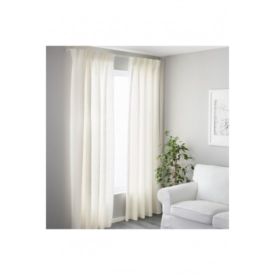 Vıdga Tül, Perde Rulet Ve Kanca Seti, Beyaz, 24 Adet