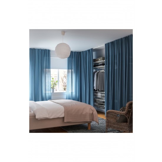 Vıdga Tül, Perde Rulet Ve Kanca Seti, Beyaz, 24 Adet