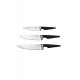 Vörda Bıçak Seti Paslanmaz Çelik-siyah 3 Parça